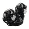 DC12V 2 Head 360Rotation Car Auto Vehicle Cooling Air Fan Silent Cooler 2 Speed