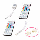 5M 3528 SMD 300LED RGB Waterproof Strip Light + 44 keys Remote Control UK Plug DC12V