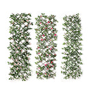 Garden Buildings Fence Artificial Green Leaf Branch Bucolic Mula Net Wooden Home Restaurants Wall Decorations