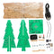 Christmas Tree With MP3 Function Colorful RGB DIY LED Flash Kit With Transparent Cover