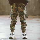 Children Camouflage Joggers Pants Boys Sweatpants Loose Harem Elastic Drawstring Sport Pants