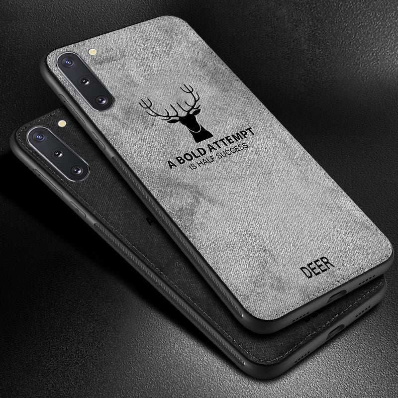 Bakeey Fabric Cloth Anti Fingerprint Protective Case For Samsung Galaxy Note 10/Note 10 5G