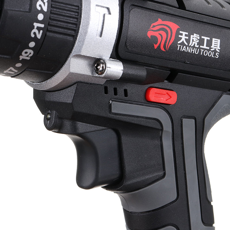 36V 3/8 Inch Cordless Electric Drill Li-ion Power Drill LED 2-Speed 25 Torque Li-ion Battery Drilling Tool