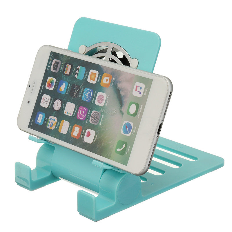 Univeral Mini Fan Cooling Foldable Desktop Phone Holder Bracket for Xiaomi Mobile Phone Tablet