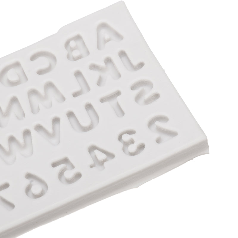 Cake Pan Tools Alphabet Numerals Cute Baby Silicone Mold Decorating Cupcake Topper