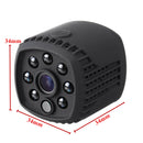 200W 1080P M ini IP Camera Surveillance Infrared Night Vision Black