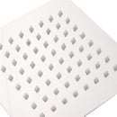 G1/2 Rain Shower Head Square Chrome Wall / Ceiling Mounted Bathroom Top Sprayer Faucet Stainless Steel