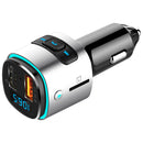 Bakeey 18W QC3.0 Dual USB LED Display Indicator Lamp Fast Charging USB Car Charger FM Transmitter For iPhone 11 Max Pro XS Huawei P30 Pro Mate 30 Xiaomi 9 Pro S10+