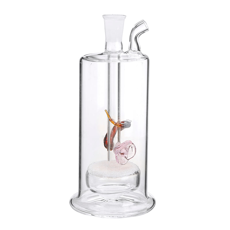 Water Glass Pipes Mute Pot Glass Pipette Silent Pot With Mute layer