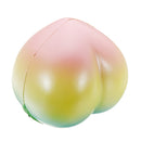 IKUURANI Rainbow Peach Squishy 10.5*9CM Licensed Slow Rising With Packaging Collection Gift Soft Toy