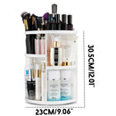 360 Degree Rotating Makeup Organizer Box Transparent Acrylic Brush Holder Jewelry Makeup Organizer Cosmetic Beauty Storage Box