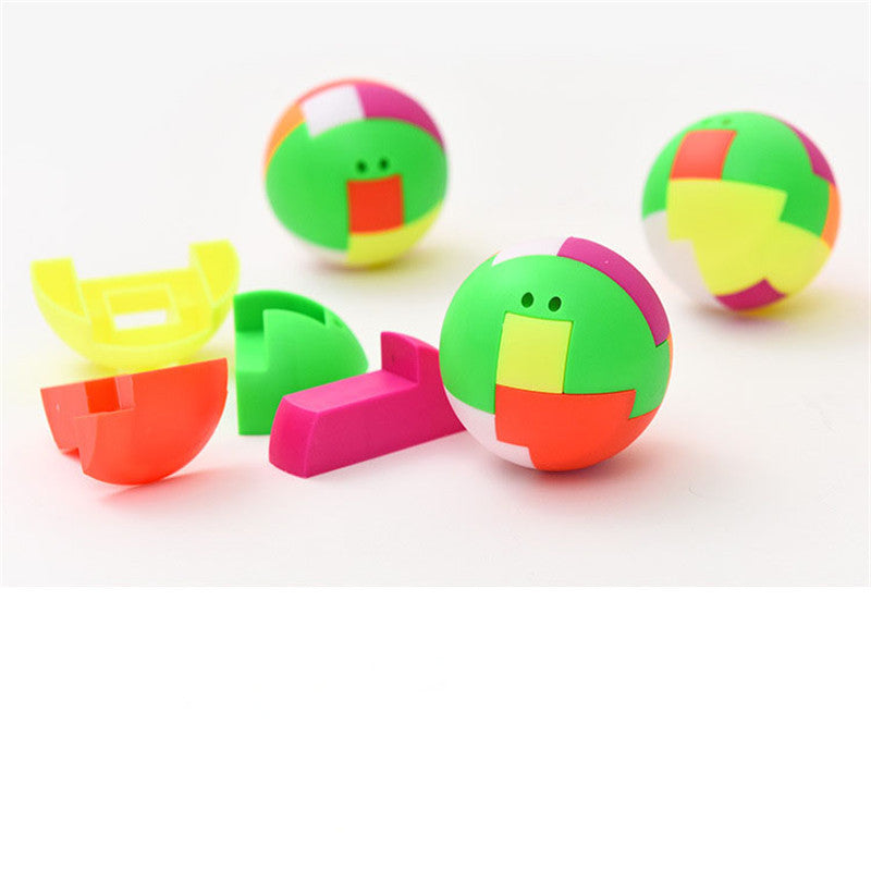Topacc Creative Ball Puzzle Cube Capsule Pinata Intelligence Assembling Ball Toys