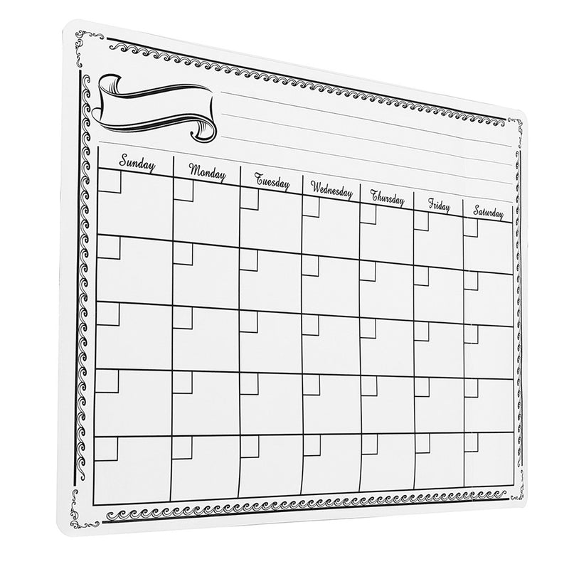 30x42cm Magnetic Dry Erase White Board Planner Whiteboard Calendar Message Board For Refrigerator