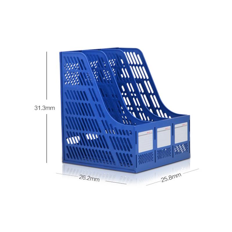 XIAOMI Ecosystem Deli 9847 Document Trays File Holder 3 Layers File Box Plastic File Organizer For Desktop Storage Office School Supplies Classify