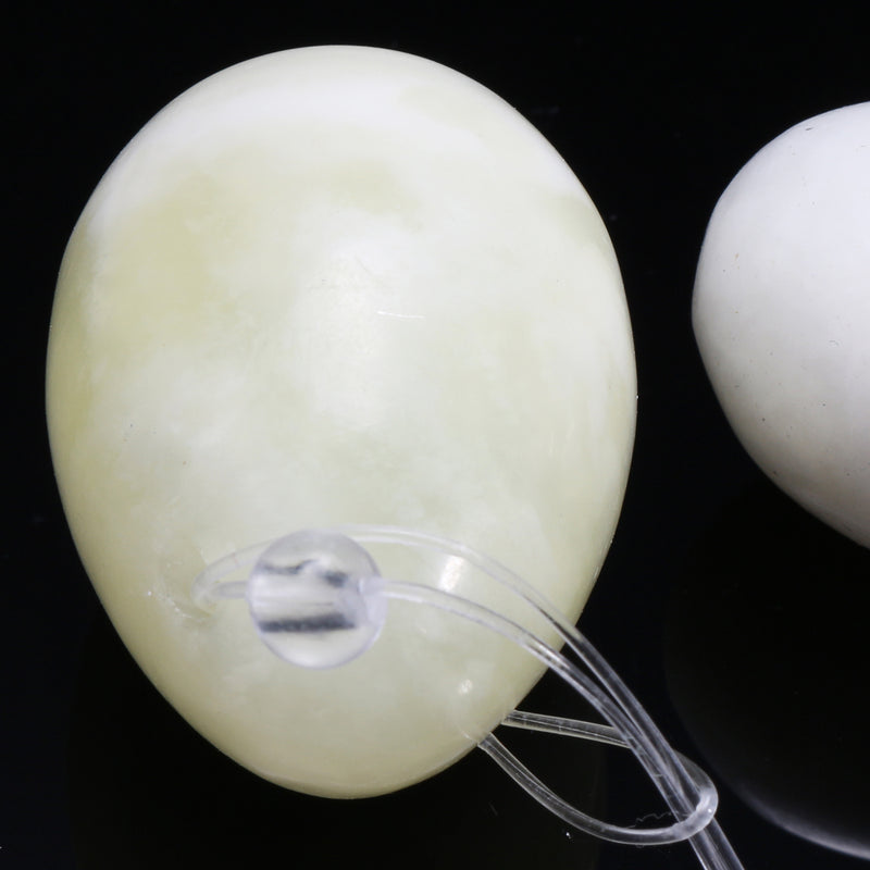 3Pcs Jade Stone Vaginal Balls Yonis Eggs For Exercises Pelvic Muscles Decorations Gift