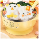 Bear MW-C0001 3Pcs Children's Tableware Insulation Bowl Set for Children Baby