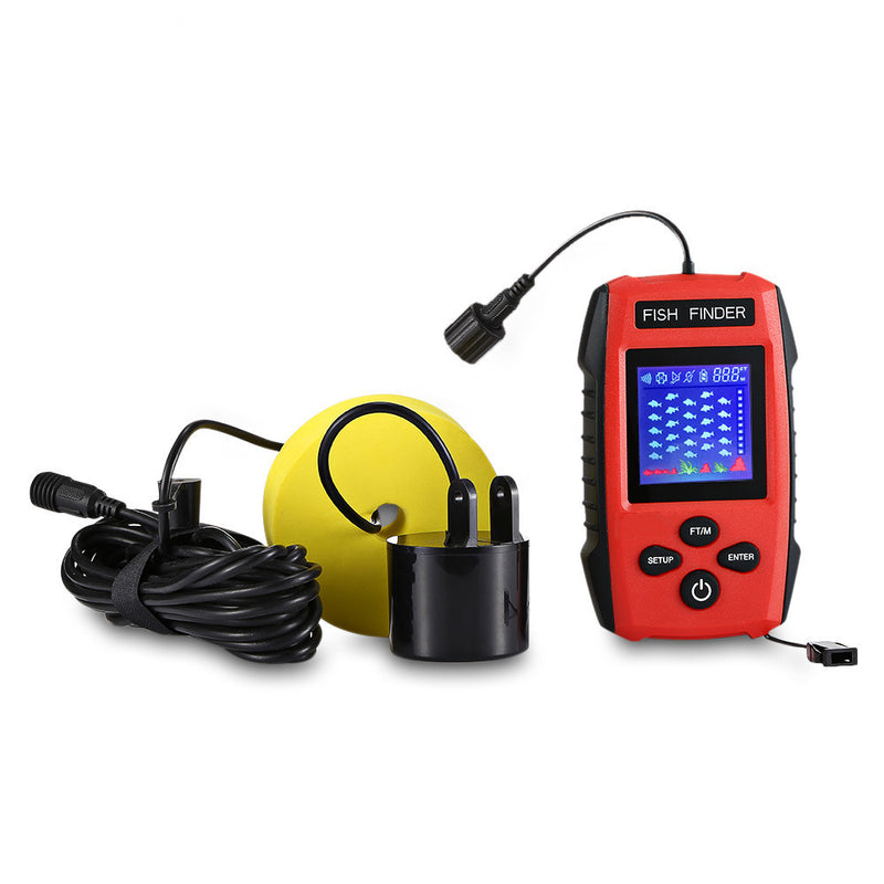 ZANLURE 45 100M 200KHz Sonar Beam LCD Screen IPX4 Fish Finder Fish Tracer Fishing Tool