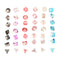 42Pcs Dice Set Polyhedral Dices Role Playing Game Gadget Dices