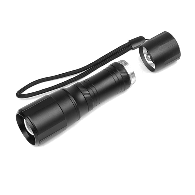 XANES 18650 Battery Flashlight Telescopic Zoom 5 Modes Work Lamp Camping Hunting Portable Emergency Lantern