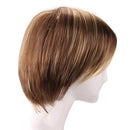 Stylish Highlight Synthetic Wig Natural Curly Hair Capless Side Bang