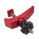 Drillpro Aluminum Alloy Quick Acting Hold Down Clamp T-Slot T-Track Clamp Set Woodworking Tool