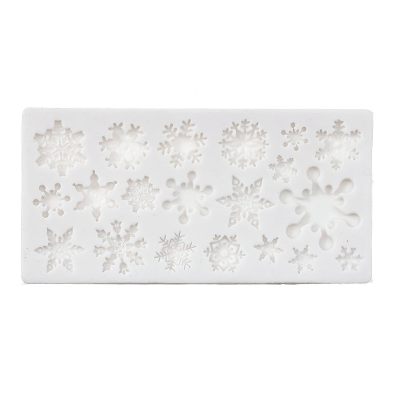 Christmas Snowflake Silicone Mold DIY Baking Fondant Cake Chocolate Decorations