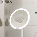 XIAOMI AMIRO 5 Times Magnifier Make Up Mirrors Mirror Facial Brush Cleansing Home Bathroom