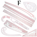 Multi-style Sew French Curve Metric Ruler Measure for Sewing Dressmaking TER Tools