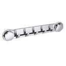 6 Hooks Wall Hook Mounted Rack Coat Robe Hat Cloth Hanging Hanger Holder