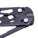 Multifunctional Tools Outdoor EDC Tools Screwdriver Slotted Phillips Hex Wrench Spanner Scale