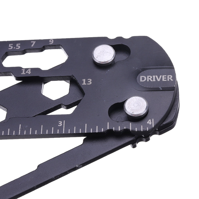 Multifunctional Tools Outdoor EDC Tools Screwdriver Slotted Phillips Hex Wrench Spanner Scale
