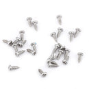 Suleve M3SP3 200pcs M3 304 Stainless Steel Phillips Pan/Flat Head Self-Tapping Woodworking Screw Assortment Kit
