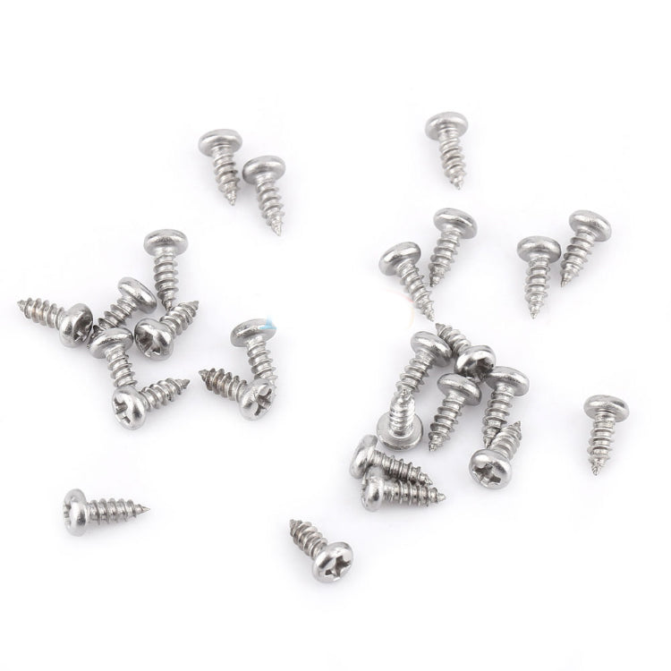 Suleve M3SP3 200pcs M3 304 Stainless Steel Phillips Pan/Flat Head Self-Tapping Woodworking Screw Assortment Kit