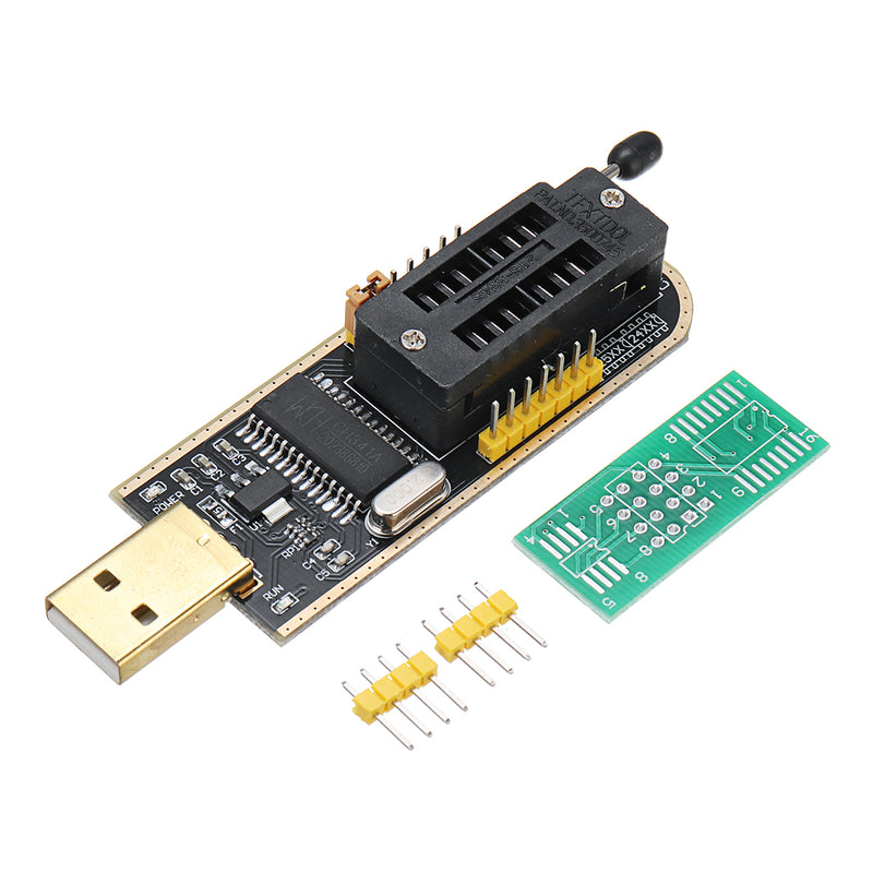 CH341A 24 25 Series EEPROM Flash BIOS USB Programmer + SOIC8 SOP8 Clip Adapter Module