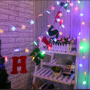 9.5M 75LEDs 8 Modes Multicolor Snowflake Fairy String Light for Christmas AC220V