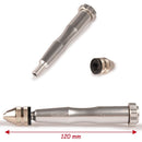 Drillpro Aluminum Hand Drill With 0.6-3.0mm Keyless Chuck and 10pcs 0.8-3.0mm Twist Drill Bits