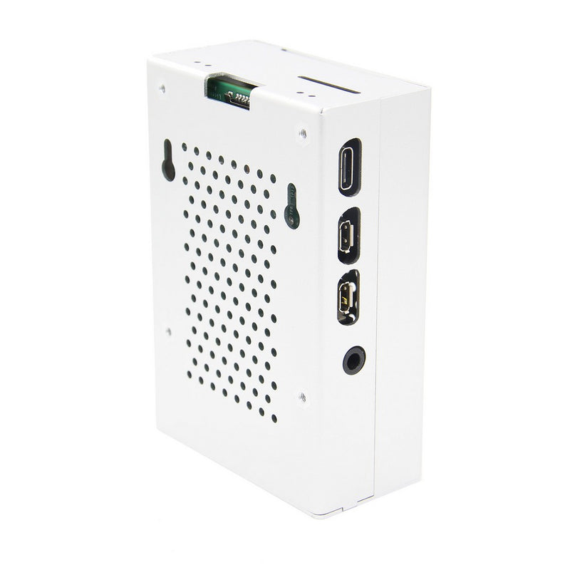 Black / Silver Aluminum Case Enclosure Shell With Cooling Fan For Raspberry Pi 4 Model B