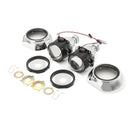2Pcs 2.5 Inch Car Bi-xenon HID Headlights Projector Lens Retrofit H1 for LHD