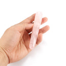 Natural Rose Quartz Crystal Wands Gemstone Rocks Manual Massager