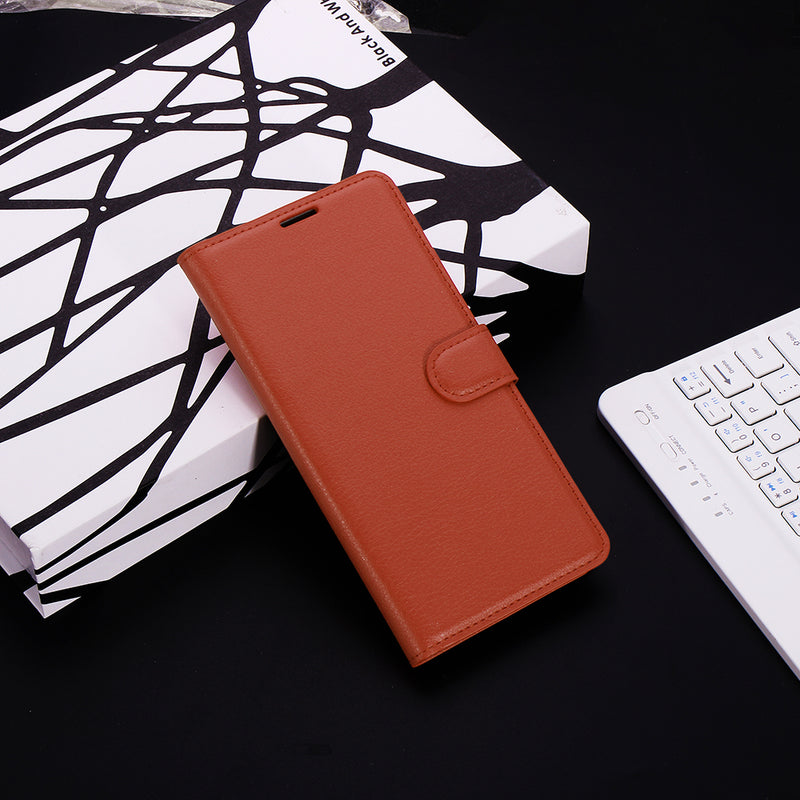 Bakeey Litchi Pattern Shockproof Flip with Card Slot Magnetic PU Leather Full Body Protective Case for Xiaomi Mi A3 / Xiaomi Mi CC9e