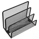 Black Mesh File Holder Letter Sorter Document Tray Office Desktop File Organizer Holder