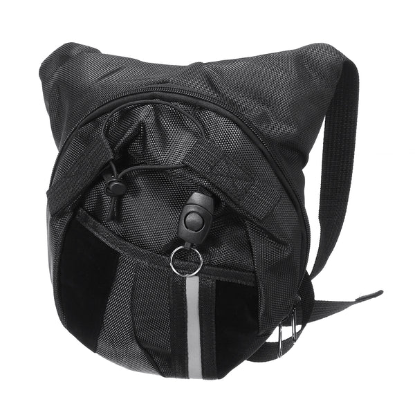 Men Riding Leg Bag Motorcycle Sports Hip Drop Multi-functiona Travel Waist Pack Belt Pouch Wallet Black