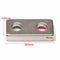 10pcs N35 20x10x4mm Block Countersunk Magnets Neodymium Magnets With 2 Holes