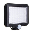 Solar Power 56 White LED PIR Motion Sensor Flood Wall Light Waterproof Outdoor Garden Security Lamp