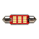 36MM 4014 12SMD Festoon Dome LED Light Interior Reading Bulb 12 ~24V DC Non-polar with Radiating Function
