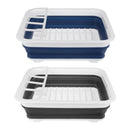 Kitchen Collapsible Dish Drainer Rack Basket Tableware Holder Fruit Organizer Storage Container