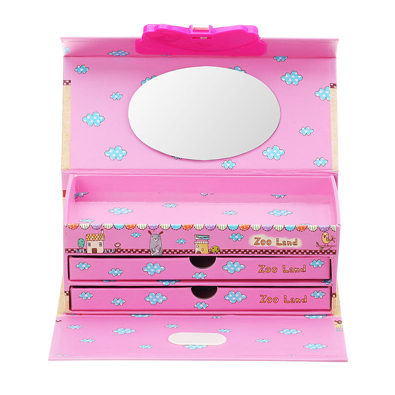 Kawaii 3-layer Large Capacity Pencil Case School Pen Case Portable Pencil Bag Pencils Pouch School Pen Box Stationery High School Large Storage Bag Pouch Holder Box