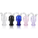 Mini Skull Glass Water Pipe Glass Skull Smoking Pot Hoo kah Accessories