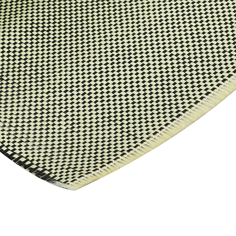 1m 3K 200g Yellow Carbon Fiber Hybrid Fabric Cloth Plain Weave Cloth High Strength for Building Bridge Construction Repair