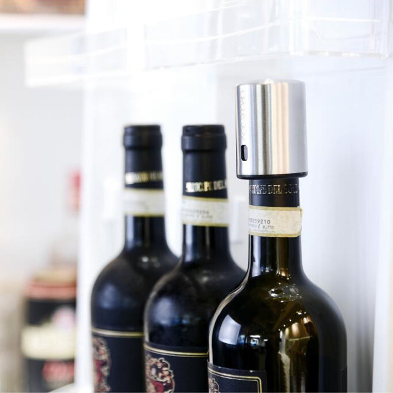 Circle Joy Smart W-ine Stopper Stainless Steel Vacuum Memory W-ine Stopper Bottles Stopper